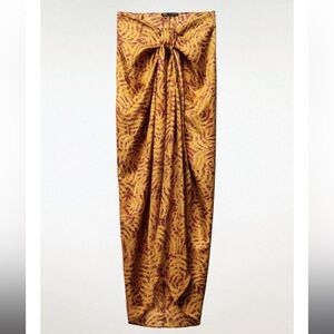 Zara Printed Sarong Skirt